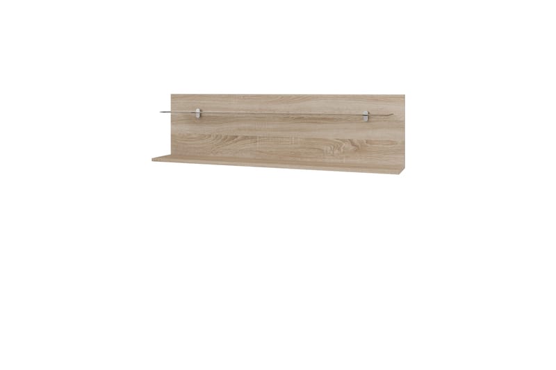 Afarin Vegghylle 127 cm - Brun - Oppbevaring - Hyller - Vegghylle