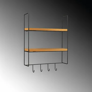 Alvorn vegghylle 58x42 cm - Gull og Natur - Oppbevaring - Hyller - Vegghylle