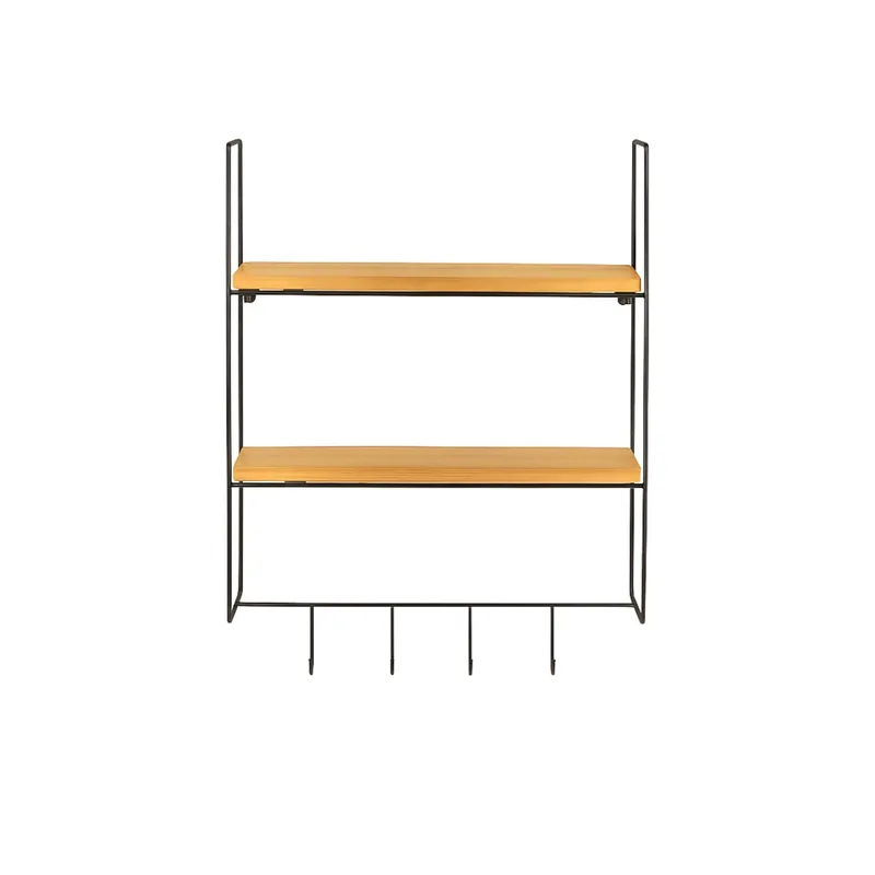 Alvorn vegghylle 58x42 cm, Gull og Natur