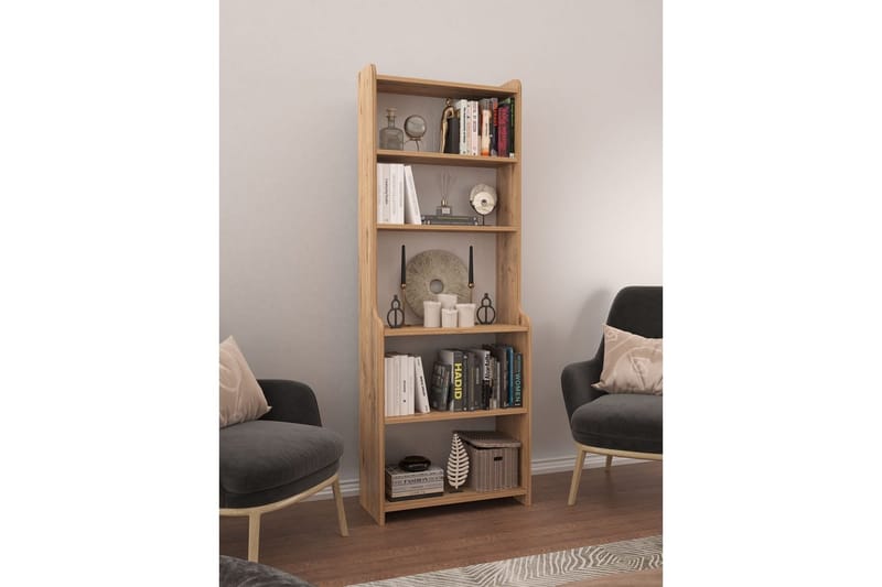 Amori Bokhylle 60 cm - Brun - Oppbevaring - Hyller - Bokhylle
