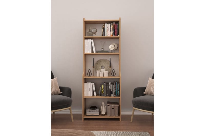Amori Bokhylle 60 cm - Brun - Oppbevaring - Hyller - Bokhylle