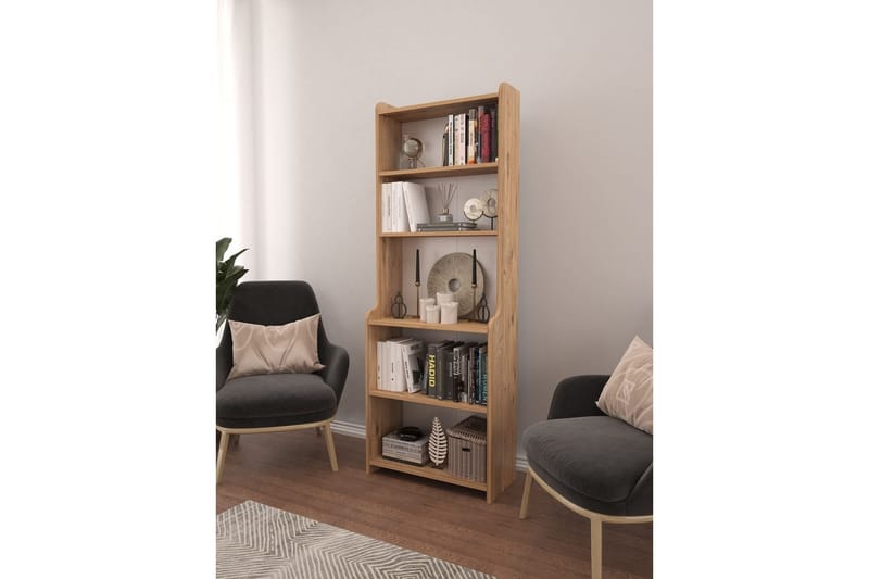 Amori Bokhylle 60 cm - Brun - Oppbevaring - Hyller - Bokhylle