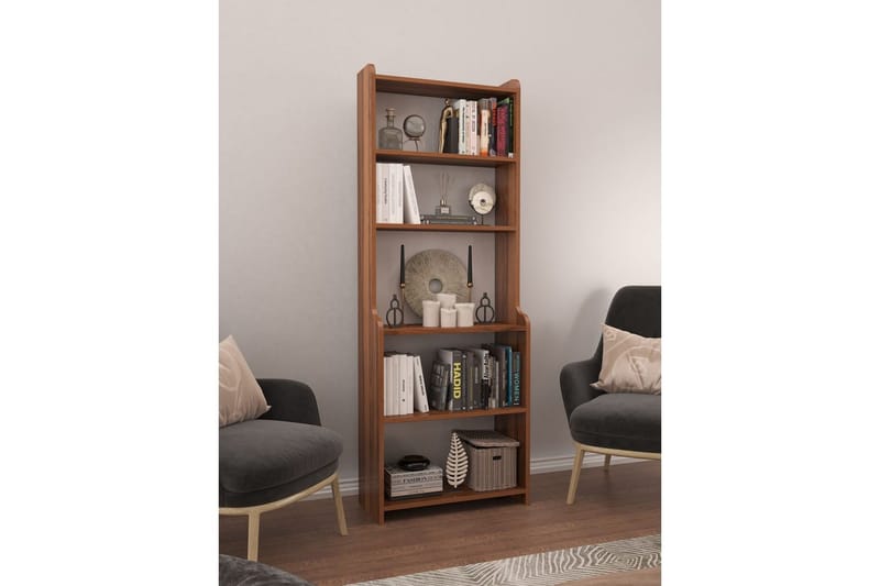 Amori Bokhylle 60 cm - Brun - Oppbevaring - Hyller - Bokhylle