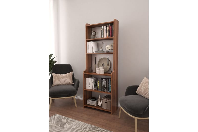Amori Bokhylle 60 cm - Brun - Oppbevaring - Hyller - Bokhylle