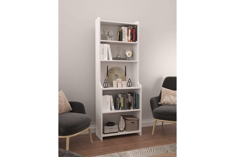 Amori Bokhylle 60 cm - Hvit - Oppbevaring - Hyller - Bokhylle