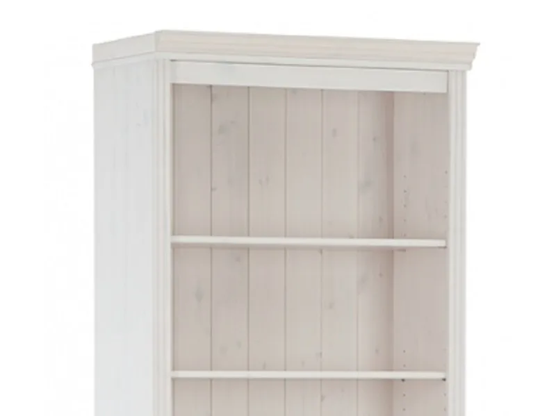 Anita Bokhylle 74 cm i Malt Tre - Hvit - Oppbevaring - Hyller - Bokhylle