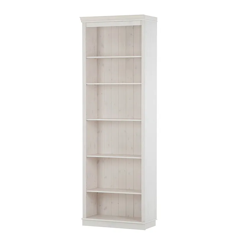 Anita Bokhylle 74 cm i Malt Tre, Hvit