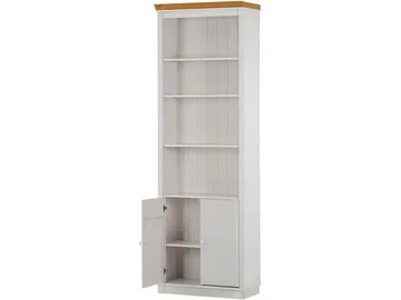 Anita Bokhylle 74 cm i Malt Tre - Hvit - Oppbevaring - Hyller - Bokhylle