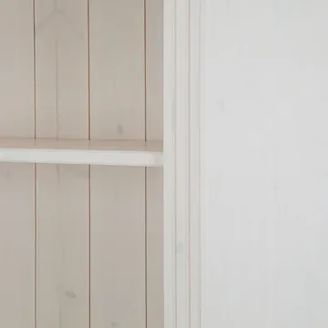 Anita Bokhylle 74 cm i Malt Tre - Hvit - Oppbevaring - Hyller - Bokhylle
