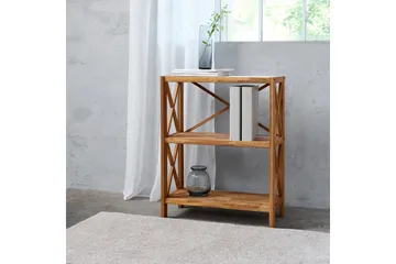 Ayanna Bokhylle 70 cm i Teak - Brun - Oppbevaring - Hyller - Bokhylle