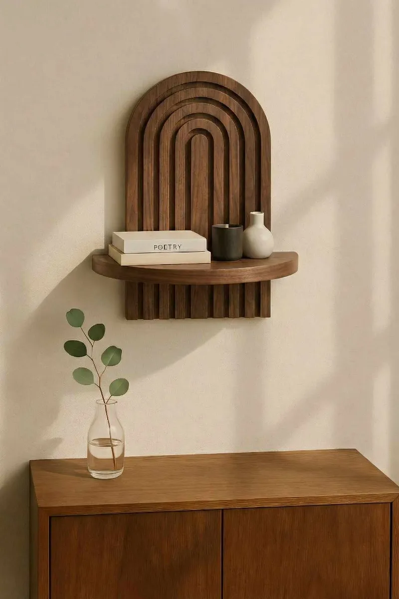 Baynor vegghylle 20x35 cm - Brun - Oppbevaring - Hyller - Vegghylle