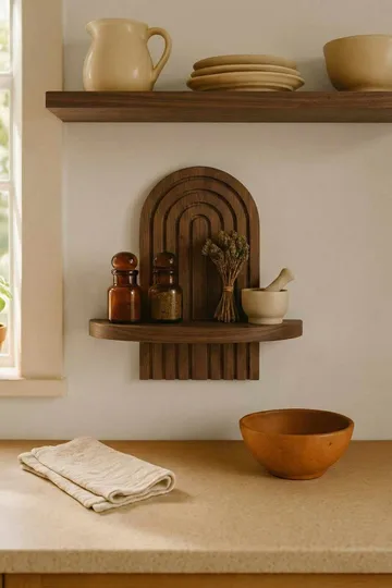 Baynor vegghylle 20x35 cm - Brun - Oppbevaring - Hyller - Vegghylle