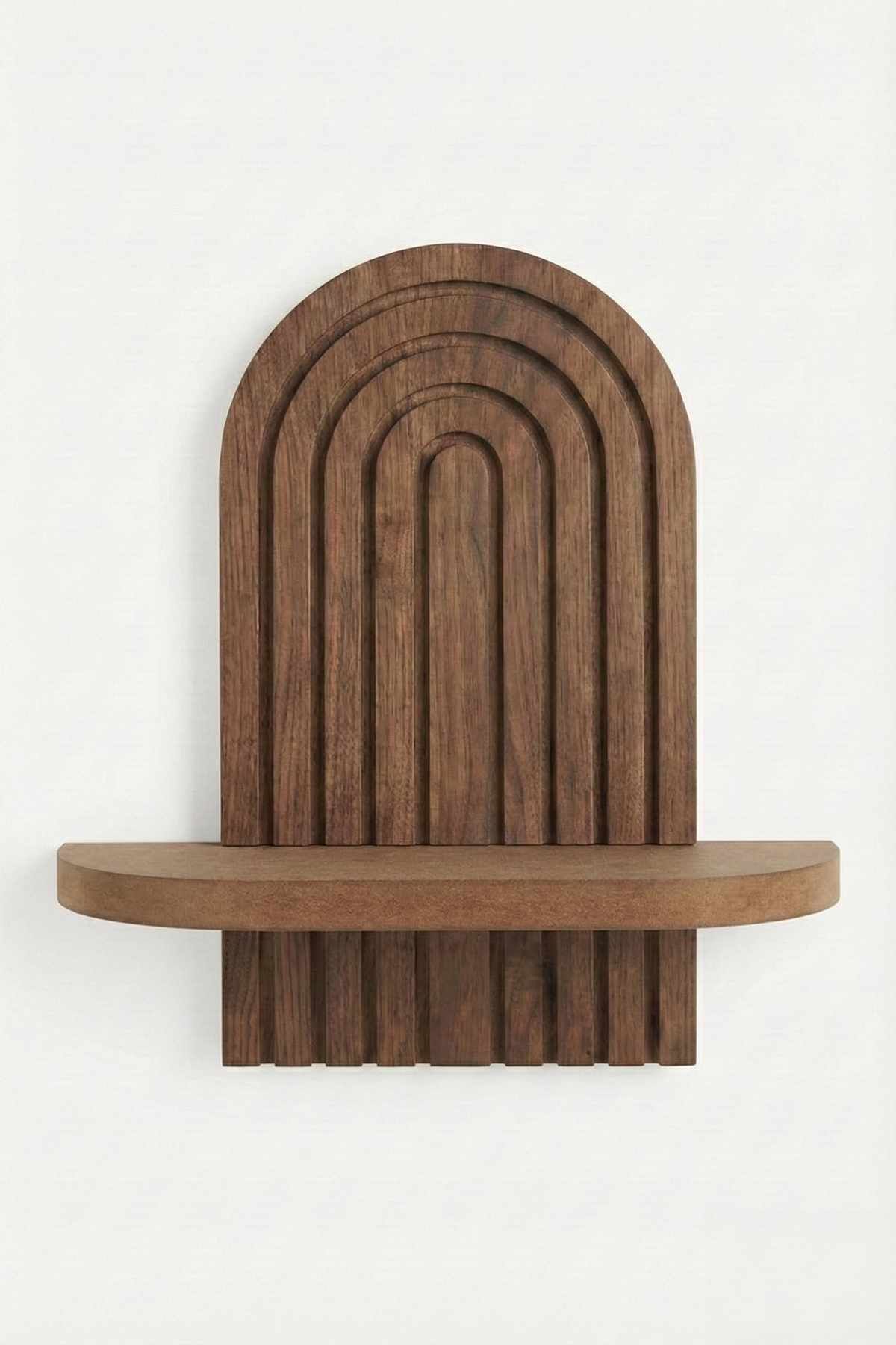 Baynor vegghylle 20x35 cm - Brun