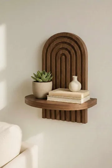 Baynor vegghylle 20x35 cm - Brun - Oppbevaring - Hyller - Vegghylle