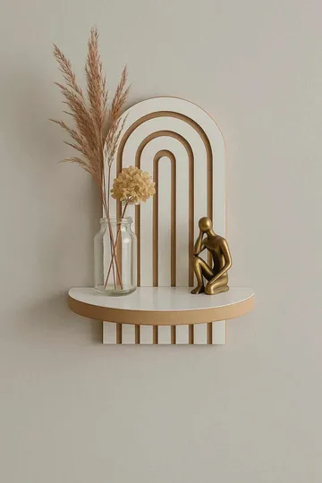 Baynor vegghylle 20x35 cm - Hvit - Oppbevaring - Hyller - Vegghylle