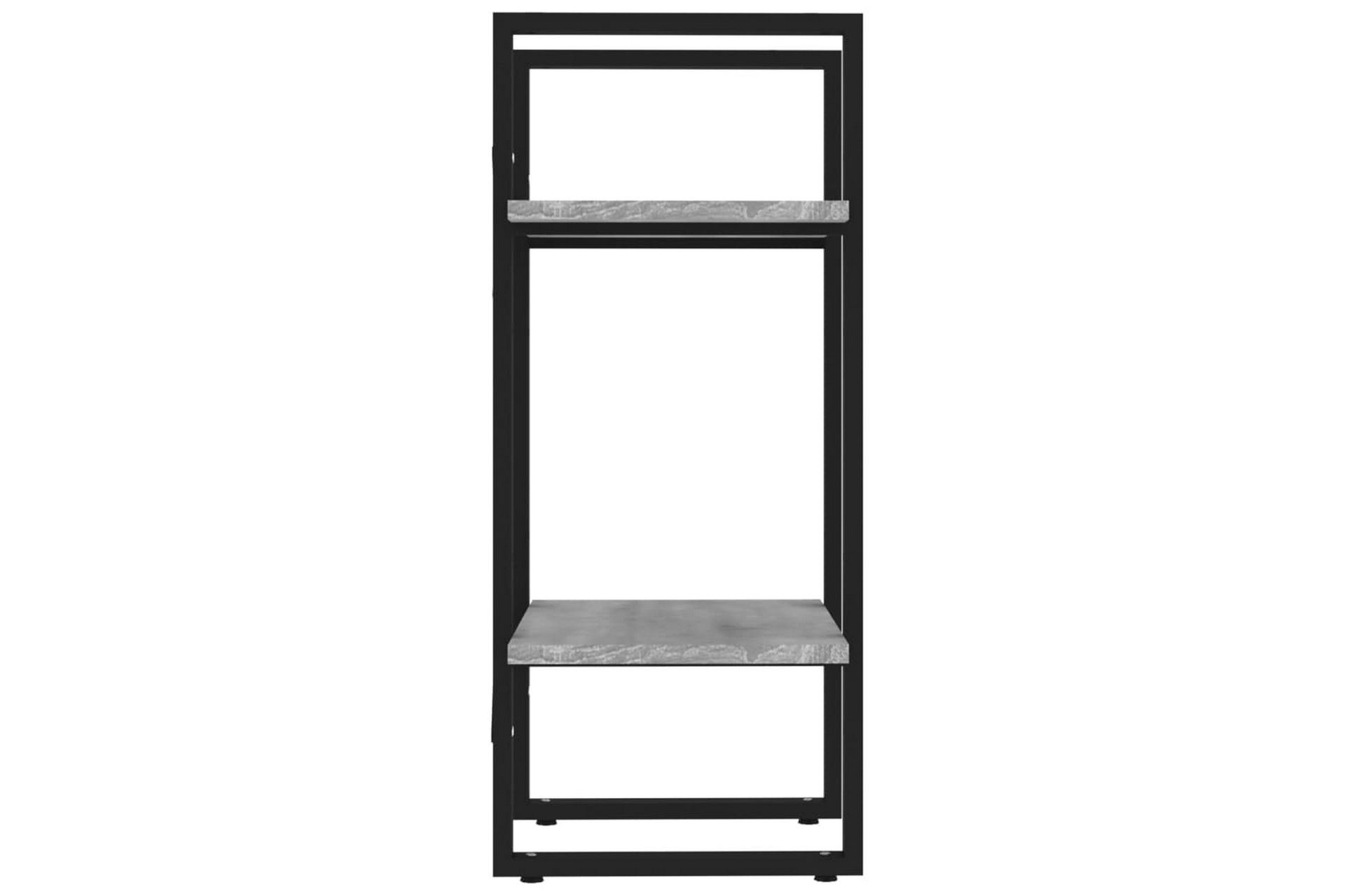 beBasic Bokhylle 2 etasjer grå sonoma 40x30x70 cm konstruert tre - GrÃ¥ - Oppbevaring - Hyller - Bokhylle