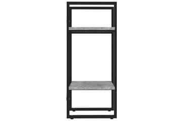 beBasic Bokhylle 2 etasjer grå sonoma 40x30x70 cm konstruert tre - GrÃ¥ - Oppbevaring - Hyller - Bokhylle