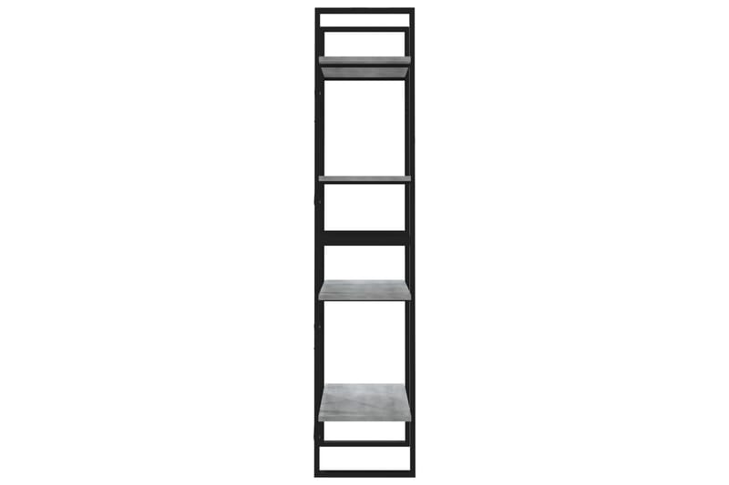 beBasic Bokhylle 4 etasjer grå sonoma 60x30x140 cm konstruert tre - GrÃ¥ - Oppbevaring - Hyller - Bokhylle