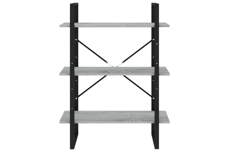 beBasic Bokhylle 5 etasjer grå sonoma 80x30x175 cm konstruert tre - GrÃ¥ - Oppbevaring - Hyller - Bokhylle