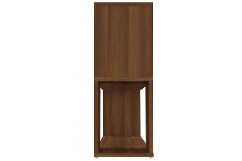 beBasic Bokhylle brun eik 100x24x63 cm konstruert tre - Brun - Oppbevaring - Hyller - Bokhylle