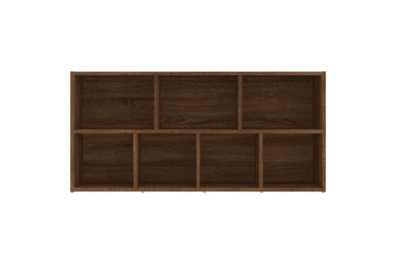 beBasic Bokhylle brun eik 50x25x106 cm - Brun - Oppbevaring - Hyller - Bokhylle