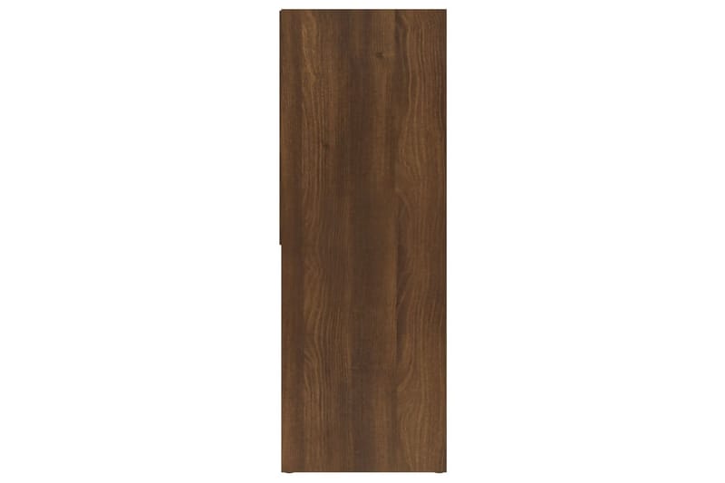 beBasic Bokhylle brun eik 67x24x161 cm konstruert tre - Brun - Oppbevaring - Hyller - Bokhylle