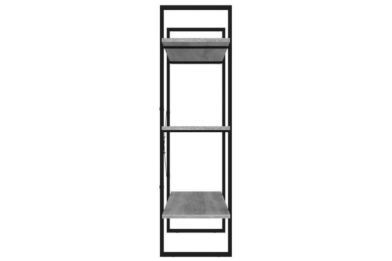 beBasic Bokhylle grå sonoma 100x30x105 cm konstruert tre - GrÃ¥ - Oppbevaring - Hyller - Bokhylle