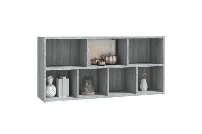 beBasic Bokhylle grå sonoma 50x25x106 cm - GrÃ¥ - Oppbevaring - Hyller - Bokhylle