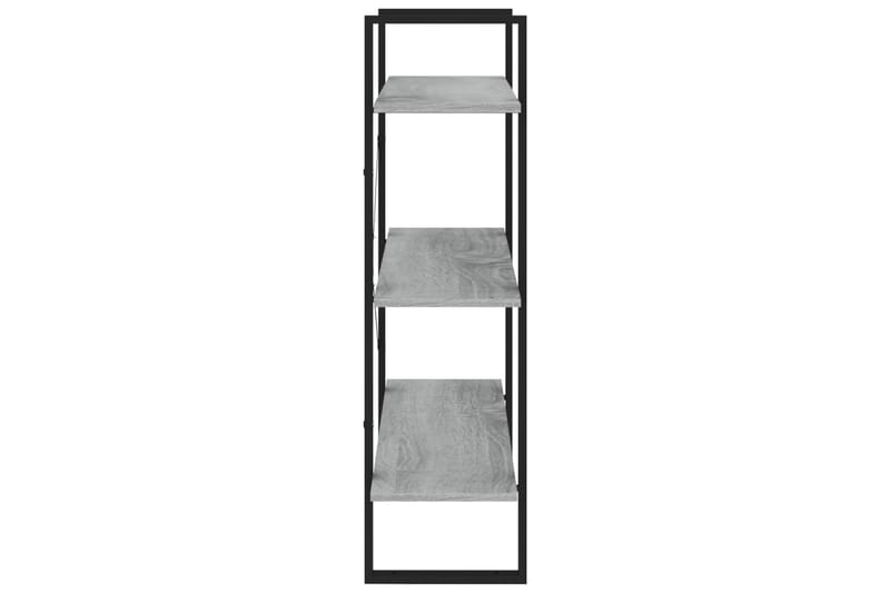 beBasic Bokhylle grå sonoma 80x30x105 cm konstruert tre - GrÃ¥ - Oppbevaring - Hyller - Bokhylle