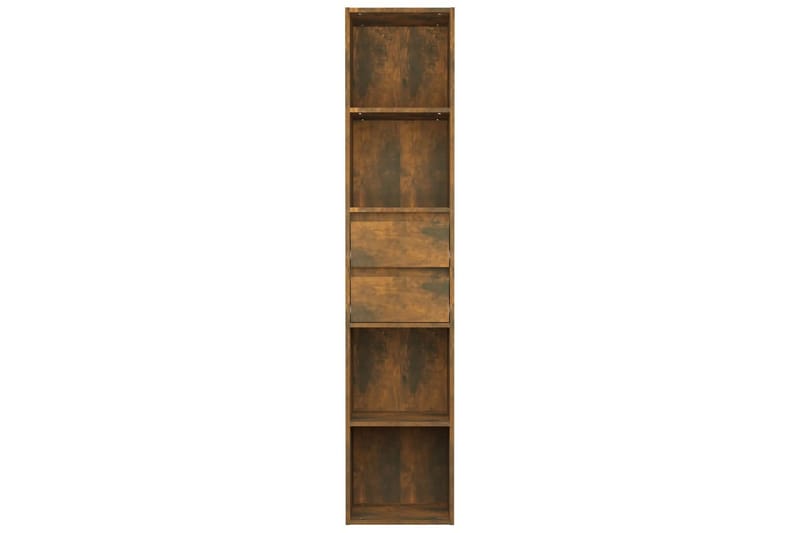 beBasic Bokhylle røkt eik 36x30x171 cm konstruert tre - Brun - Oppbevaring - Hyller - Bokhylle