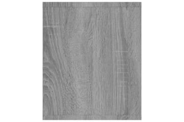 beBasic Bokhylle/TV-benk grå sonoma 143x30x36 cm konstruert tre - GrÃ¥ - Oppbevaring - Hyller - Vegghylle