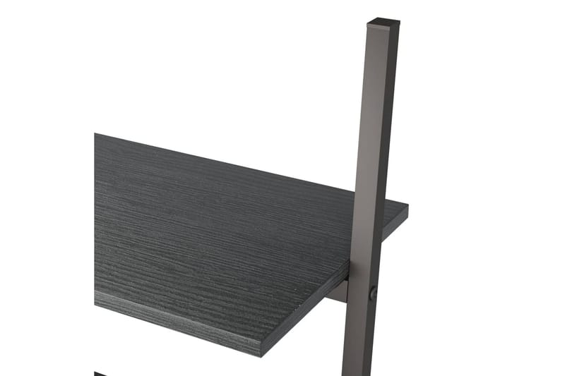 beBasic Stigehylle 3 etasjer svart 64x34x116 cm - Svart - Oppbevaring - Hyller - Stigehylle