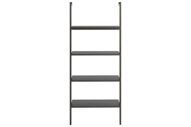beBasic Stigehylle 4 etasjer svart 64x35x152,5 cm - Svart - Oppbevaring - Hyller - Bokhylle