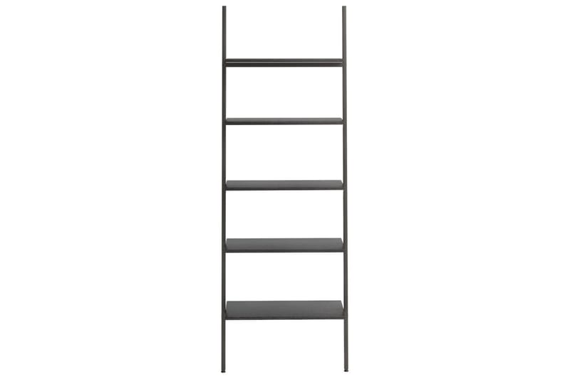 beBasic Stigehylle 5 etasjer svart 64x34x185,5 cm - Svart - Oppbevaring - Hyller - Bokhylle