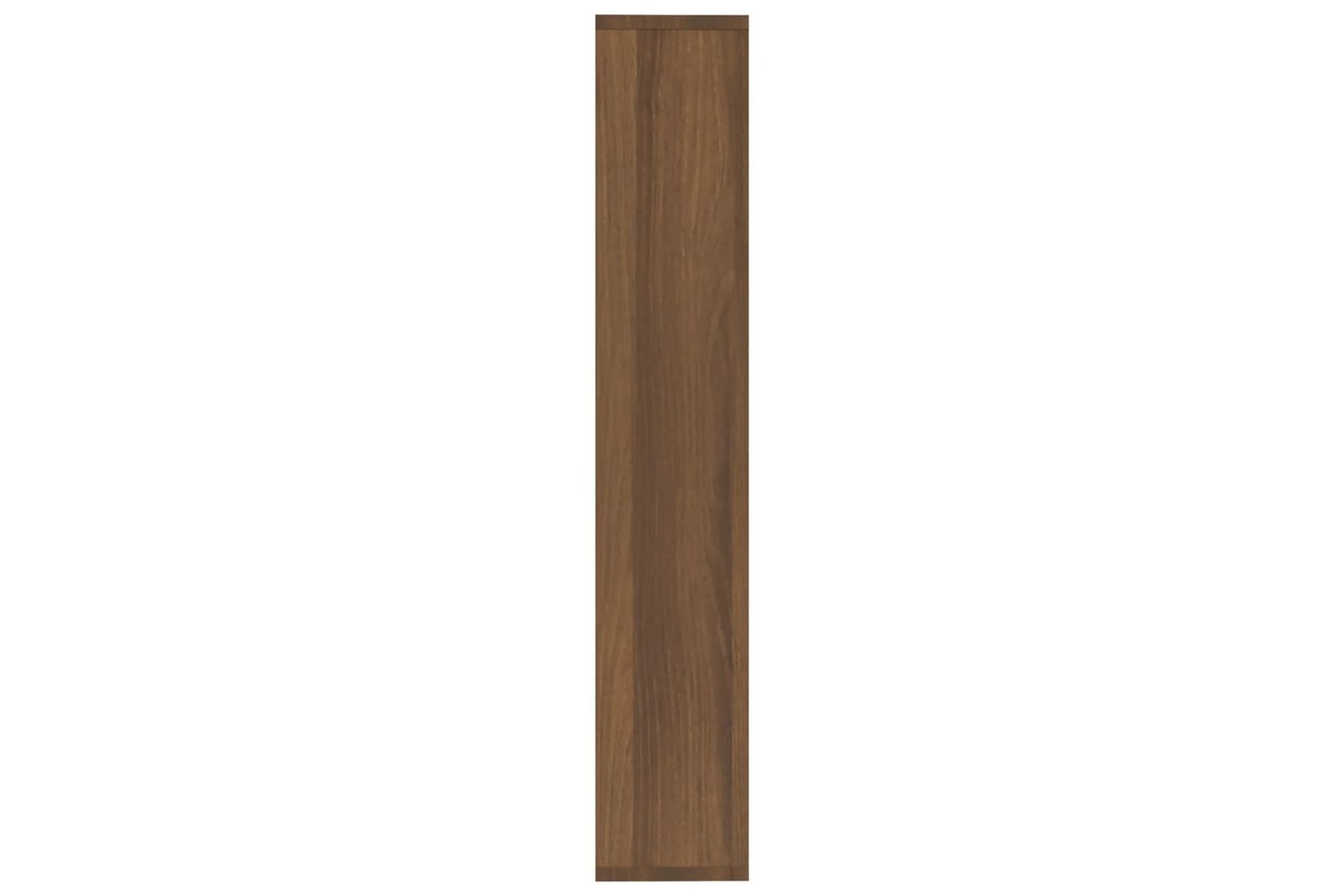 beBasic Vegghylle brun eik 36x16x90 cm konstruert tre - Brun - Oppbevaring - Hyller - Vegghylle