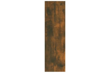 beBasic Vegghylle røkt eik 75x16x55 cm konstruert tre - Brun - Oppbevaring - Hyller - Vegghylle