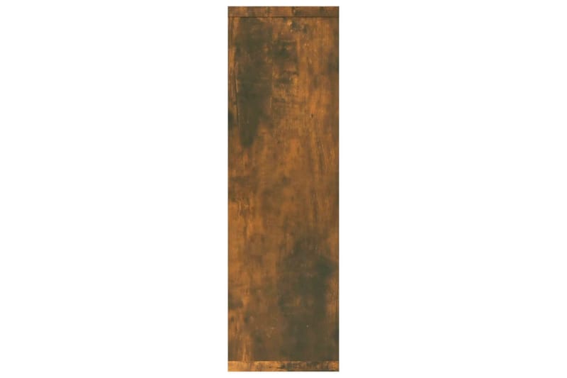 beBasic Vegghylle røkt eik 85x16x52,5 cm konstruert tre - Brun - Oppbevaring - Hyller - Vegghylle