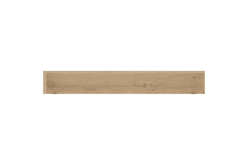 beBasic Vegghyller 2 stk 110x15x6 cm heltre teak - Brun - Oppbevaring - Hyller - Vegghylle