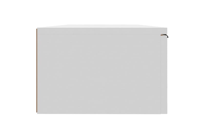 beBasic Veggskap 2 stk hvit 68x30x20 cm konstruert tre - Hvit - Oppbevaring - Hyller - Vegghylle