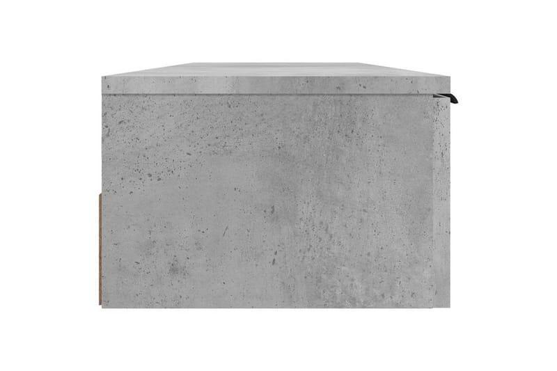 beBasic Veggskap betonggrå 102x30x20 cm konstruert tre - GrÃ¥ - Vegghylle