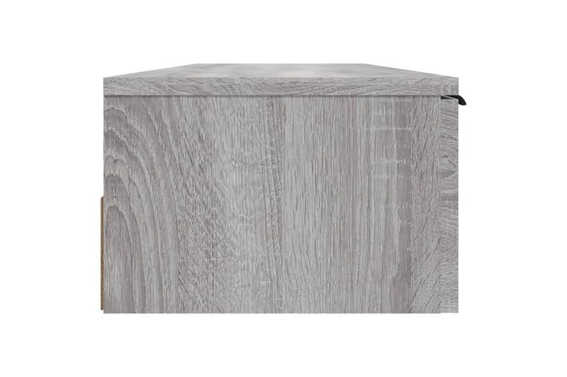 beBasic Veggskap grå sonoma 102x30x20 cm konstruert tre - GrÃ¥ - Oppbevaring - Hyller - Vegghylle