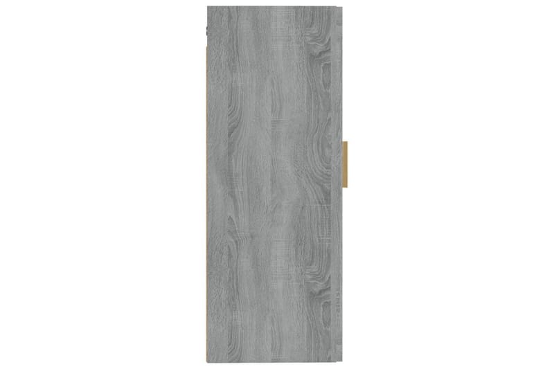 beBasic Veggskap grå sonoma 35x34x90 cm konstruert tre - GrÃ¥ - Oppbevaring - Hyller - Vegghylle