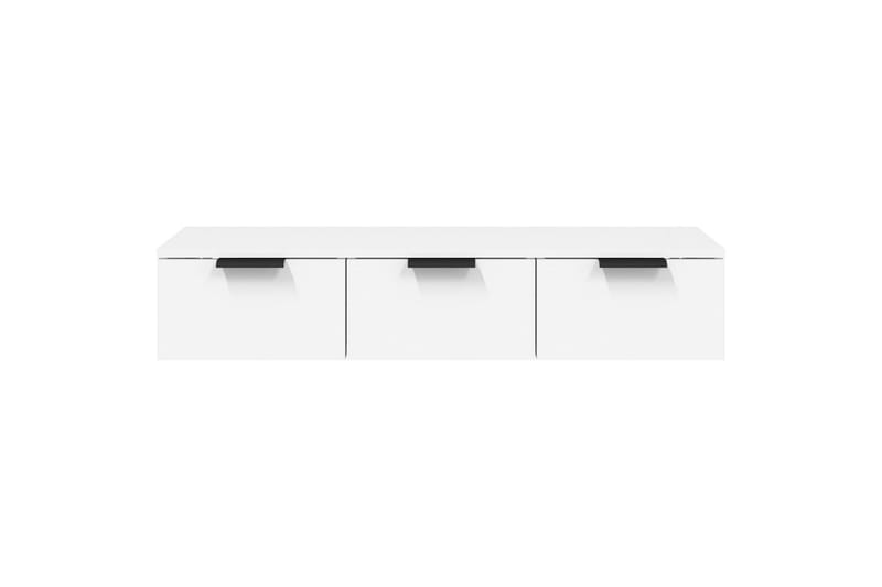 beBasic Veggskap hvit 102x30x20 cm konstruert tre - Hvit - Oppbevaring - Hyller - Vegghylle