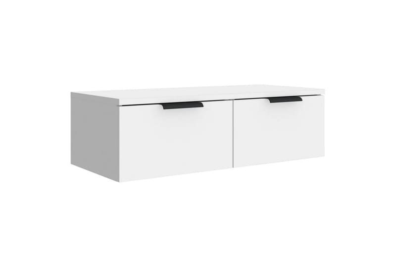 beBasic Veggskap hvit 68x30x20 cm konstruert tre - Hvit - Oppbevaring - Hyller - Vegghylle