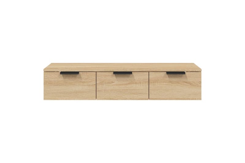 beBasic Veggskap sonoma eik 102x30x20 cm konstruert tre - Brun - Oppbevaring - Hyller - Vegghylle