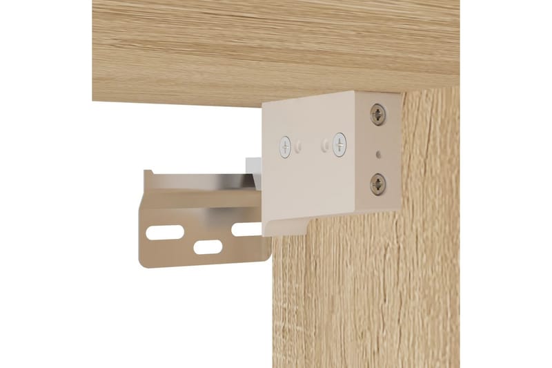 beBasic Veggskap sonoma eik 102x30x20 cm konstruert tre - Brun - Oppbevaring - Hyller - Vegghylle