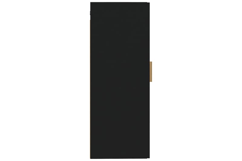 beBasic Veggskap svart 35x34x90 cm konstruert tre - Svart - Oppbevaring - Hyller - Vegghylle