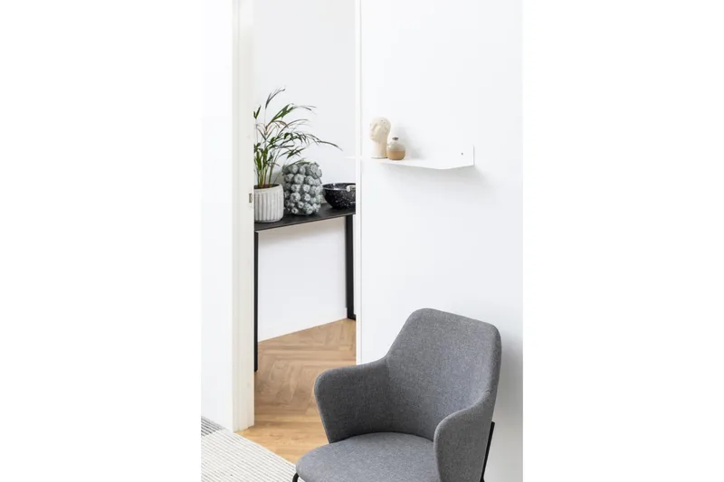 Belleuve Vegghylle 50 cm - Hvit - Oppbevaring - Hyller