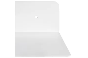 Belleuve Vegghylle 50 cm - Hvit - Oppbevaring - Hyller - Bildehylle & bildelist