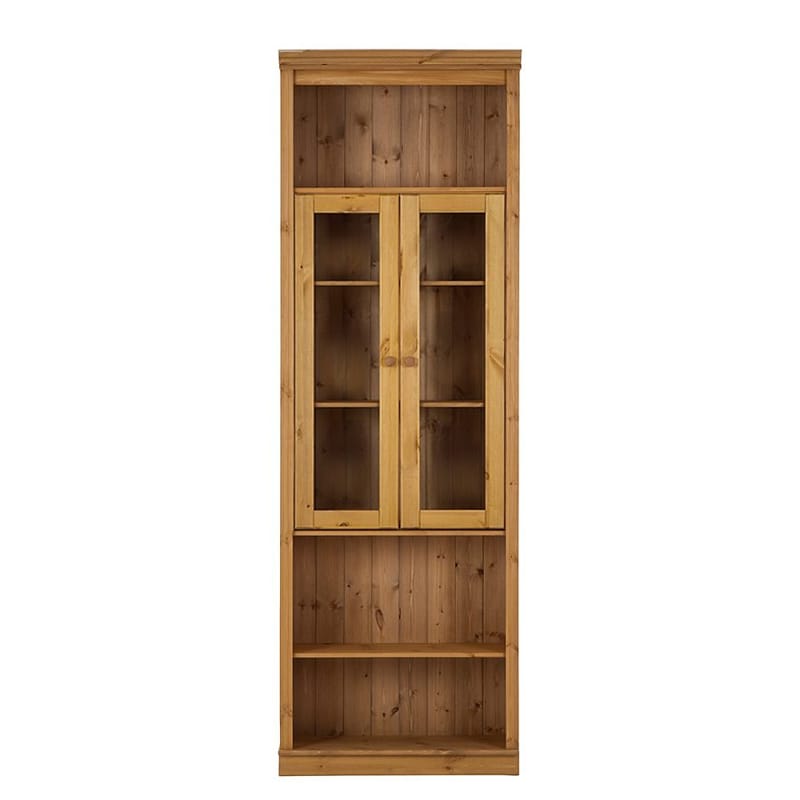 Bokhylla Loft24 Betsad/vaxad - Beiset/vokset - Oppbevaring - Klesoppbevaring - Garderober & garderobesystem - Garderobedør - Foldedør garderobe